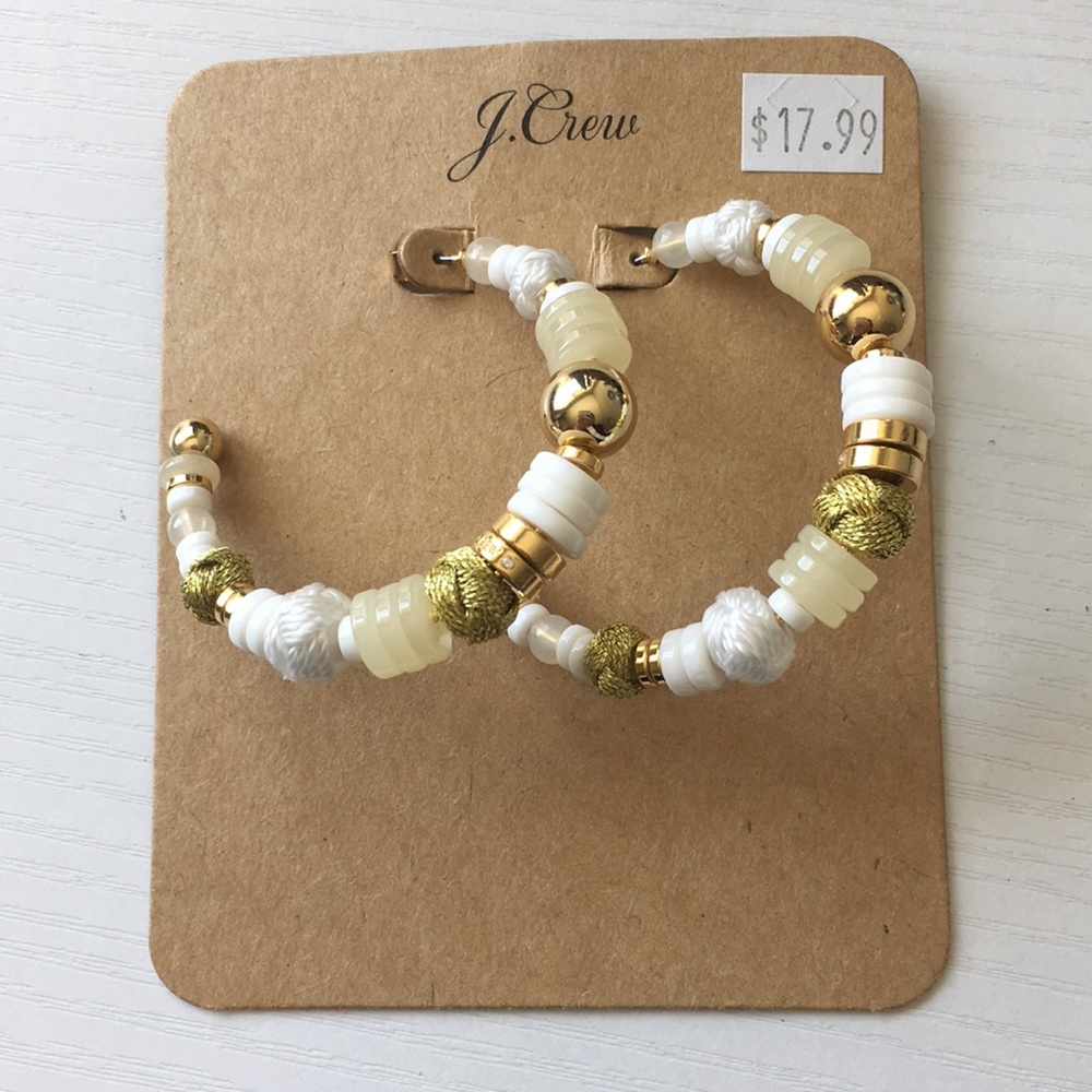 J.Crew half hoop earrings